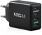 Cargador USB C, 40W Cargador iPhone Carga Rapida USBC Enchufe Múltiple 4-Puertos PD+QC Rápido Pared Adaptador Tipo C para iPhone 16 15 14 13 12 11 Pro MAX Plus,iPad,Samsung S24 S23 Fast Charger