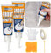 Riparazione Fughe Piastrelle, Kit Ad Asciugatura Rapida Riparazione Fughe Piastrelle, Ripristino Fughe Piastrelle Bagno Doccia Cucina Pavimento Piastrelle Vernice, Sbiancante per Fughe (Bianco, 2)