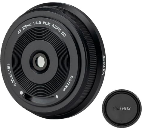 VILTROX Objectif AF 28 mm F4.5 plein format Pancake pour Nikon Z, puces autofocus taille ultra fin, objectif Full Frame pour appareils photo Nikon Z Mount