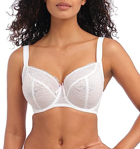 Freya womensAA1012Freya Fancies Underwire Balcony K Cup Bra Bra - White - 38H US