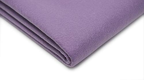 Acrylic Craft Felt Fabric, 150cm Width, 20 Colour Options, Sold by The metre, Free Delivery (Lavender)