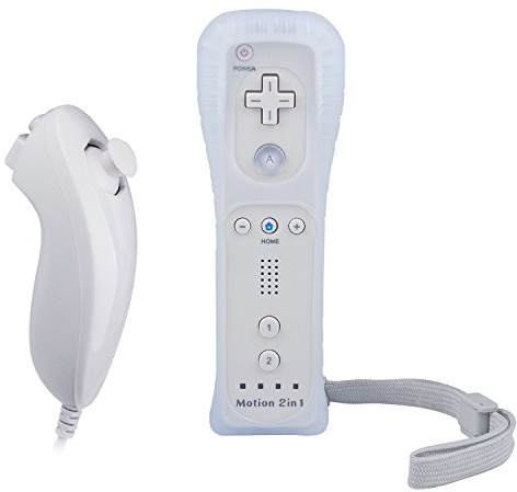 Telecomando Wii con Wii Motion Plus inside | shock Wii Nunchuk | Compatibile Nintendo Wii, Wii U
