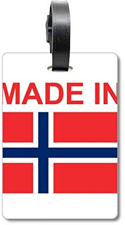 Made In Norway Country Love Cruise Koffer Tag Tourister Identifikationsetikett