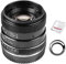PERGEAR 35 mm F1.2 Lente Fija con Enfoque Manual Cámaras Sony con Montura E NEX-3 NEX-5 NEX-C3 NEX-5N NEX-7 NEX-F3 NEX-5R NEX-6 NEX-3N A3000 A5000 A6000 A3500 con Lente Campana y soplador de Aire