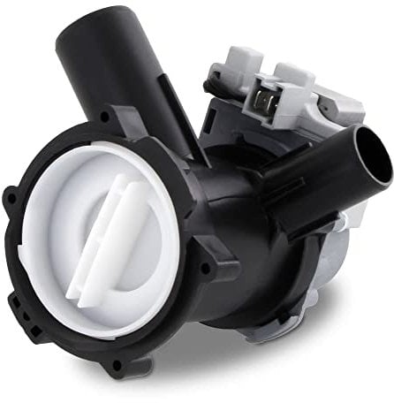DL-pro Ablaufpumpe für Bosch Siemens 145787 00145787 Maxx Siwamat Extraklasse iQ100 iQ300 varioPerfect Avantixx Serie 4 Laugenpumpe Waschmaschinenpumpe Askoll mit Pumpenkopf und Sieb für Waschmaschine