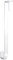 Clear Plastic Door Wreath Hanger, 12 inch