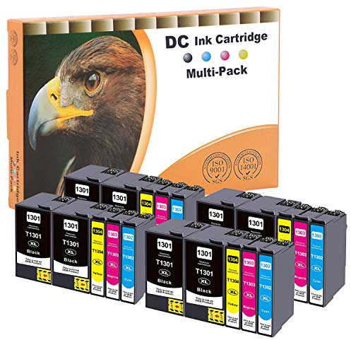 D&C 20x Druckerpatronen Kompatibel für Epson 13XL T13XL für Epson WF7015 7525 3010 3540 SX420W BX320FW SX620FW BX/SX525WD BX625FWD BX305FW B42WD BX925FWD BX635FWD BX535WD SX435/440W BX630FW SX235W