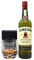 Personalised Engraved Dimple Glass Tumbler & Bottle of Irish Whiskey - Jameson Banner Design (Jameson Irish Whiskey 70cl)