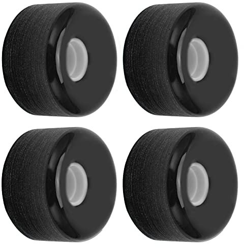 RiToEasysports 4pcs 70mm/2.8in 80A Longboard Rollen Skateboard Rollen Ersatzteile(Schwarz) Elektroroller Fahrt