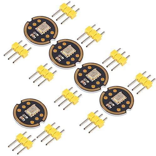 ALAMSCN Omnidirektionales Mikrofonmodul I2S-Schnittstelle MEMS hohe Präzision geringer Stromverbrauch kompatibel mit INMP441, 5 Stück