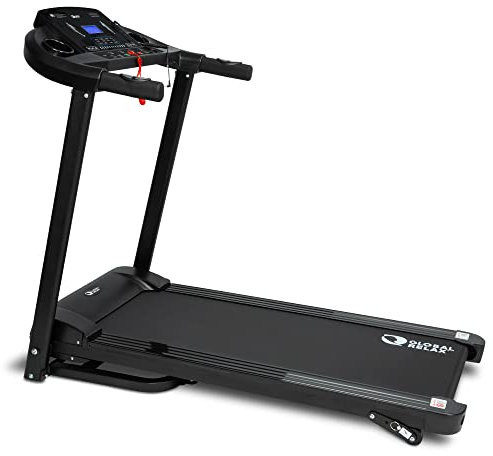 GLOBAL RELAX® | KEIZAN X5 Professionelles Laufband | Schwarz | Kompakt I Faltbar | 1-14 km/h | LCD-Display I USB I MP3-Lautsprecher | 12 Programme | Herzfrequenzmesser | Fläche 115x42 cm