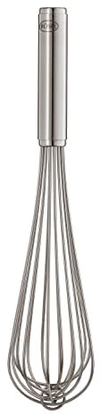 RÖSLE Fouet Classic, mélangeur avec poignée ronde stable pour la gastronomie, acier inoxydable 18/10, lavable au lave-vaisselle, longueur 40 cm