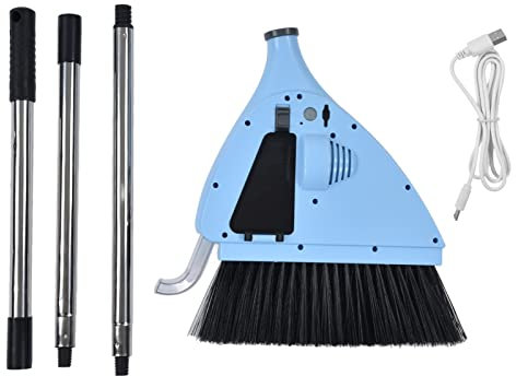 Natudeco 2 in 1 Staubsauger Multifunktionaler Akku-Staubsauger mit USB-Ladefunktion Haushaltsstaubsauger Akku-Kehrmaschine für Haushalt Schlafzimmer