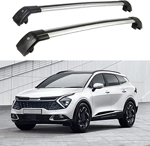 HAVERN Für KIA Sportage 2022 2023 2-teiliger Kreuzschienen-Dachträger,Querträger Gepäck Cargo Top Dachgepäckträger.