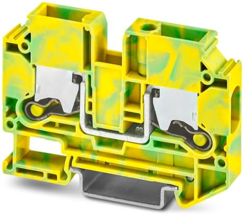 Phoenix Contact XTV 10-PE Anschlussklemmenblock 1 Grün, Gelb, 10mm² Einsteck-Anschluss, Packung a 50 Stück