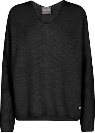 Mos Mosh MMThora V-Neck Knit 801 Black - M