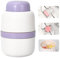 Dzmuero Coupe comprimé, Coupe medicaments, Broyeurs et coupe-comprimés, Qualité alimentaire, Portable, 1 divisé en 2, 1 divisé en 4, Coupe-médicaments multifonctionnel, Boîte à médicaments (Violet)