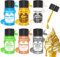 Paillettes Comestibles - ERCorArt 6 Couleurs Liquide Paillette Alimentaire pour Gâteaux, Peinture Alimentaire pour Cocktail, Biscuits, Macarons, Bonbons, Boissons - 12 g