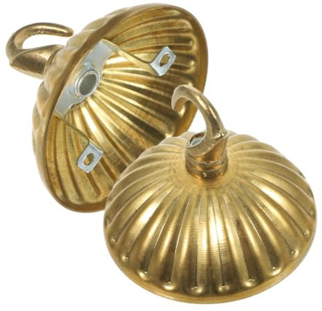 Warmhm 2stücke Deckenlampe Hakenplatte Aus Reinem Vintage Pendelleuchte Mit Stabiler Struktur Für Wohnzimmer Und Schlafzimmer Retro Stil Deckenleuchte Zubehör