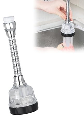 Thapncow 3 ModeAireador grifo cocina fregadero|360 Alcachofa grifo cocina extraible|fregadero adaptador acero inoxidable|Alargador grifo fregadero|Desviador para grifo,M22 o M24 Cocina/Baño Plata
