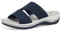 Jana Coshy Damen Hallux Pantolette mit Flexibler Sohle Elastisch, Blau (Navy), 38 EU