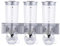 Dry Goods Dispensers - Indispensable Cereal Triple Container, Dispenser Cereal Rice Food | Cereal Dispenser Classic Dry Food Double Canister, Indispensable Dry Goods Container for Grid Grain Candy Nut