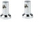 HOHOVYVY Support mural pour pommeau de douche, 22 mm, support mural, barre de douche, support en ABS (2 pièces)