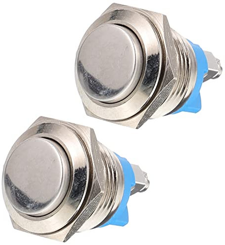 KITANDOVE 4 Stück Ersatzteile Für Türklingeln Klopfen Tasten Kleiner Knopf Türschalter Türklingel-ersatzknopf Knopf Für Glockenspiel Platte Adapter Für Abnehmbaren Wasserhahn Kabellos Metall