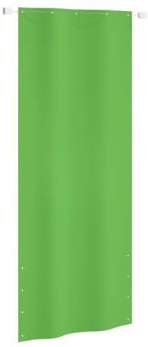 ShGaxin Auvent pour balcon en tissu Oxford vert clair 100 x 240 cm, auvent latéral, auvents de jardin, auvent Pergola, store d'extérieur pour terrasses extérieures - 148514