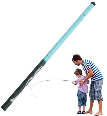 Acunny Stream Angelrute,Leichte Angelrute - Karausche Handstock Fiberglas