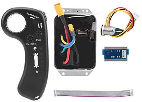Qukaim Vierrad-Roller-Elektro-Controller, 36 V, Vierrad-Roller-Elektro-Controller-Kit, Einzelantrieb-Kombinationssatz zur Geschwindigkeitseinstellung, inklusive Naben-Controller, kompatibel mit