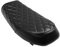 TUHBCX Motorradsitze Sitzbänke Schwarzer Motorrad Universal Vintage Sitz Retro Sattel Für Yamaha SR125 SR250 SR400 SR500 XJ550 XJ650 XS650 Motorrad Sitzkissen(Model 2)