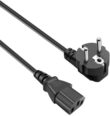 3 polig Stromkabel Netzkabel Replacement for Brother LaserJet Printer MFC-L3770CDW MFC-L2710DW MFC-L3750CDW DCP-L2530DW DCP-L3550cdw HL-L3230CDW 3 Prong C13 AC Power Cable Cord Plug