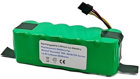 Batterie Compatible Avec AMIBOT PURE, Pack De Batterie For Aspirateur Robot 14,4 V 4800 MAh 6800 MAh, Pièces Et Accessoires