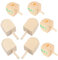 TOBBOMEY 8 Stück Kinderkreisel Spielzeug Chanukka DIY Holzspäne Chanukka Basteln Chanukka Spielzeug Chanukka Kranz Chanukka Holzkreisel Chanukka Gelt Chanukka Dekorationen Hagazussa
