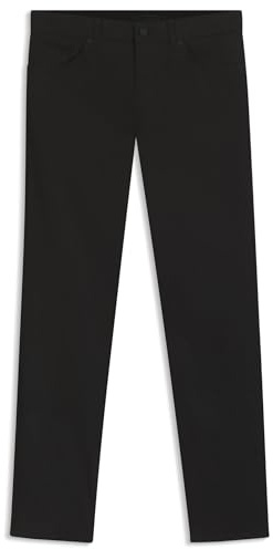 BOSS Herren P-Re.Maine5 Regular-Fit Maine Satin-Hose aus Baumwoll-Mix Schwarz001 31/32