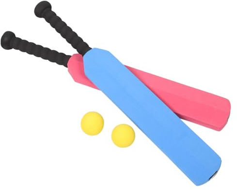 UPKOCH Cricket Bat Leichter Kunststoff Cricketschläger für Anfänger mit Ergonomischem Griff und Sicherem Eva Material für Drinnen und Draußen Fördert Eltern Junge Mädchen interaktion und