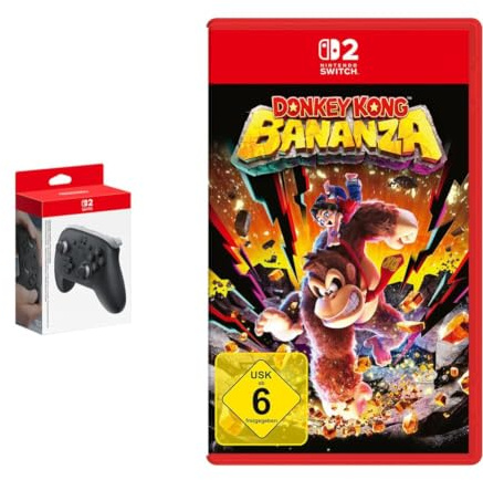 Nintendo Switch 2 Pro Controller + Donkey Kong Bananza Switch 2