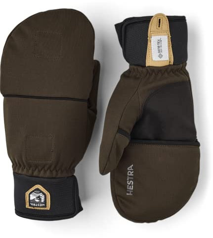 Hestra - Windstopper Pullover Mitt - Handschuhe Gr 8 schwarz/braun/grau