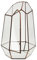 Irreguläre Mini Glas Terrarium Geometrisches Glas Sukkulente Pflanzen Pflanzgefäß Deko, 12 x 12 x 19cm