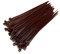 Small Standard Nylon Cable Ties 2.5mm in Width Zip Straps, Pack of 100 (2.5mm x 100mm, Brown)