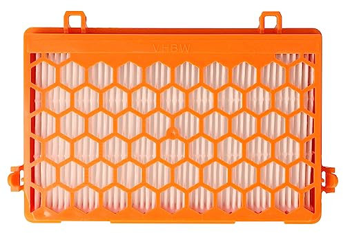 vhbw 1x Staubsaugerfilter kompatibel mit Thomas crooSer Animal, eco, eco 2.0 Staubsauger - HEPA-Filter Orange Weiß