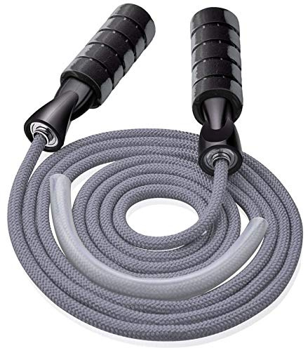 Springseil gewichtet, verstellbares Springseil für Cardio, Ausdauertraining, Fitness-Workout
