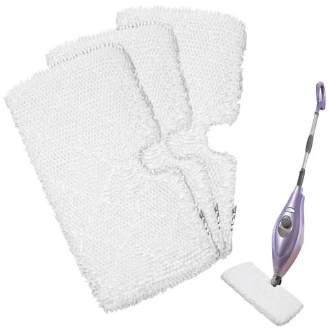 BIHARNT Replacement Mop Pads Compatible with Shark Steam Pocket Mops S3500 Series S3501 S3601 S3550 S3901 S3801 SE450 S3801CO S3601D Steam Mop (2 Pack)