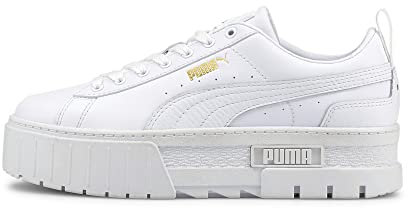 PUMA Mayze Classic Wns, Scarpe da Ginnastica Donna, White, 40.5 EU