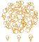 UNICRAFTALE 30pcs 3 Sizes Gold Lobster Claw Clasps Stainless Steel Clasps Fastener Hook End Chain Clasp Metal Clasps for Jewelery Making Necklaces Bracelets
