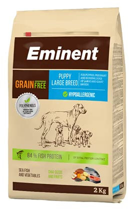 Eminent Grain Free | Hundefutter Trockenfutter für Welpen, trächtige nd latierende Hündinnen großer und riesiger Rassen | Getreidefrei | Hypoallergenes | 1x 2 kg