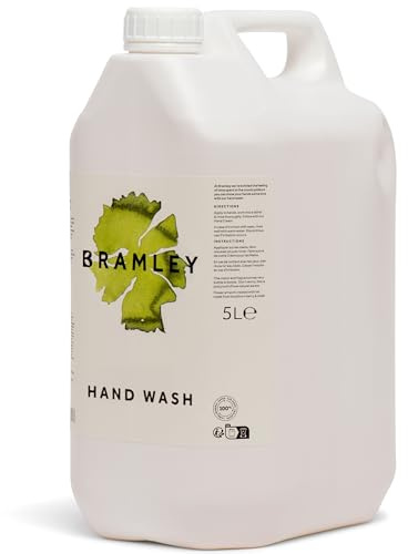 Bramley Antibacterial Hand Wash 5L, Liquid Hand Soap | Lavender, Geranium & Petitgrain Essential Oils, Vegan, Cruelty Free, Natural