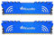 Wlizedle DDR3 Mémoire RAM 16Go Kit (2x8Go) 1333MHz CL9 UDIMM Module de Mémoire PC3-10600 240-Pin 1.5V pour Ordinateur de Bureau, Bleu