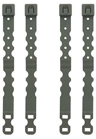 WarmHeartting Tactical Molle System Malice Clips Gurt MOLLE-Clip Verbindungsclips Zubehör für Taktische Taschenrucksäcke